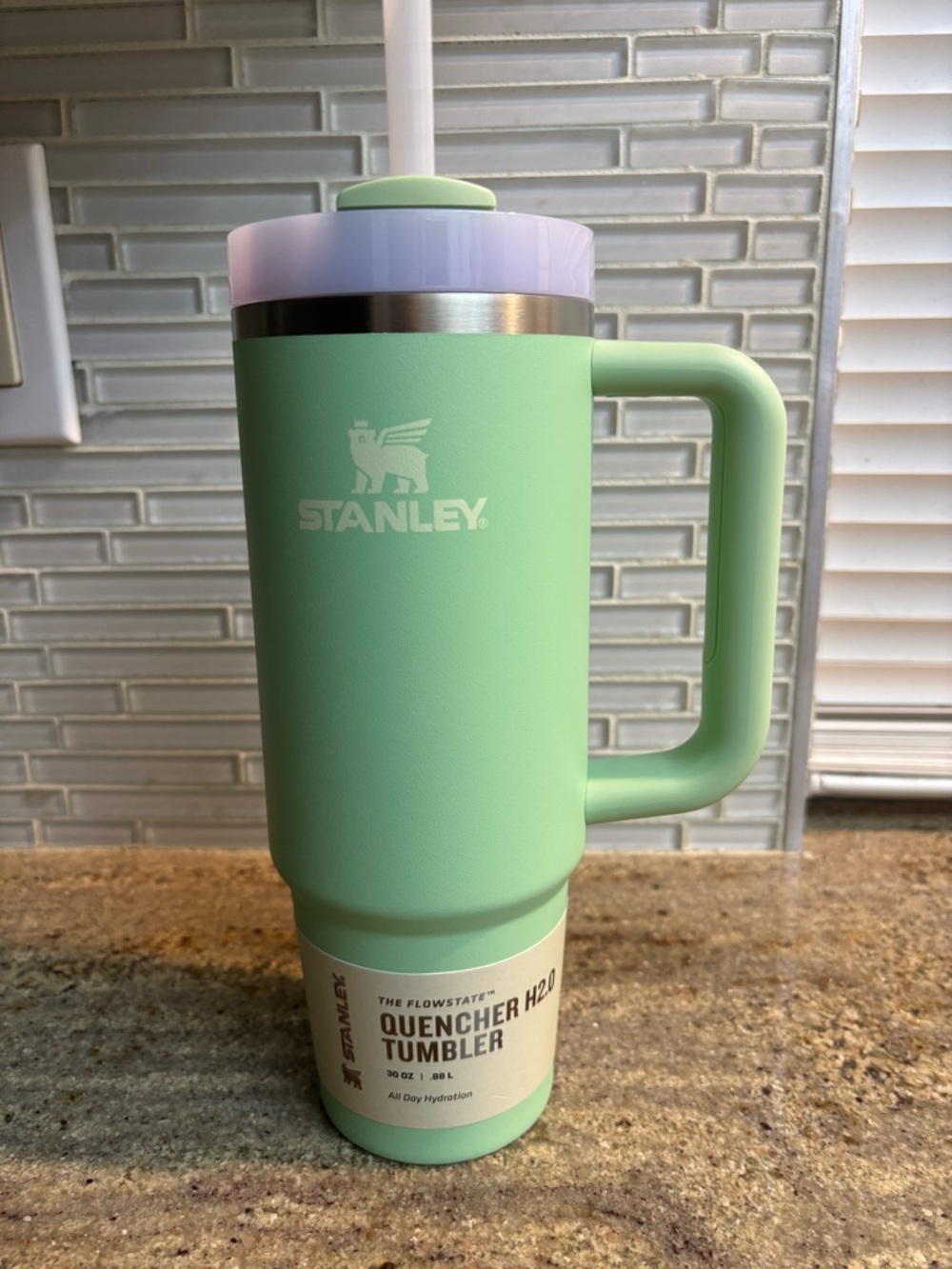 Stanley Pistachio Green Insulated Travel Tumbler 30oz